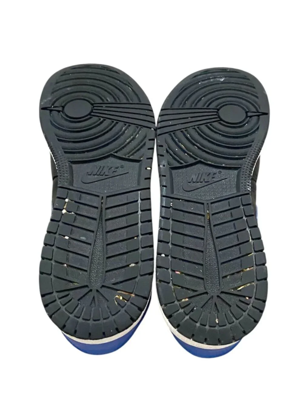 Nike Boys Air Jordan 1 Mid Hyper Royal Sneakers Blue Size 6.5 Retro Streetwear
